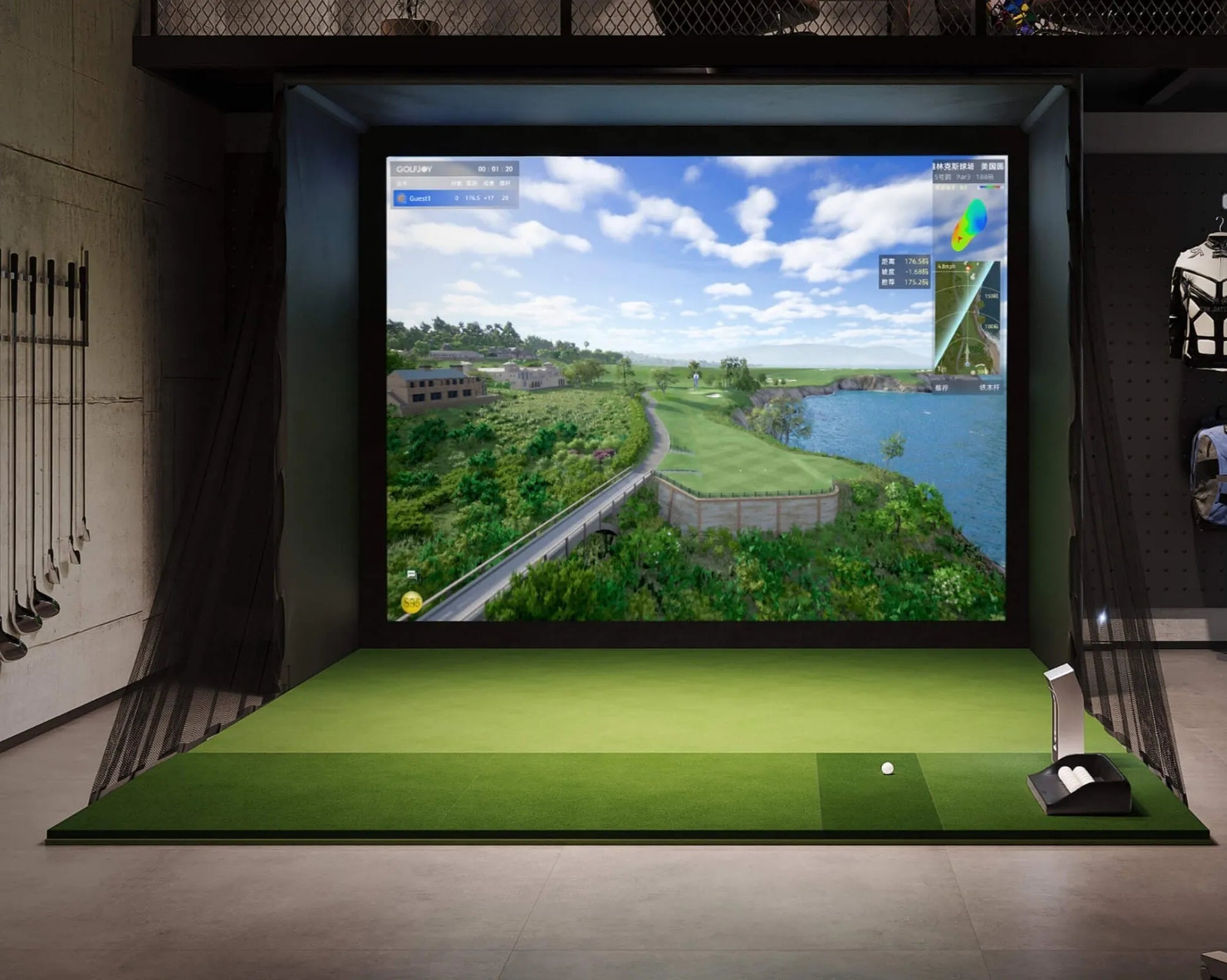 GOLFJOY: Your One-Stop Private Golf Simulator Solution!