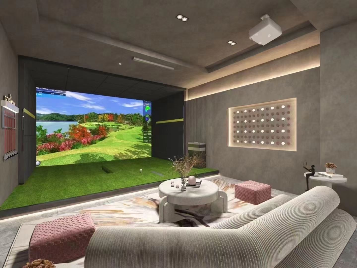 GolfJoy Simulator Case