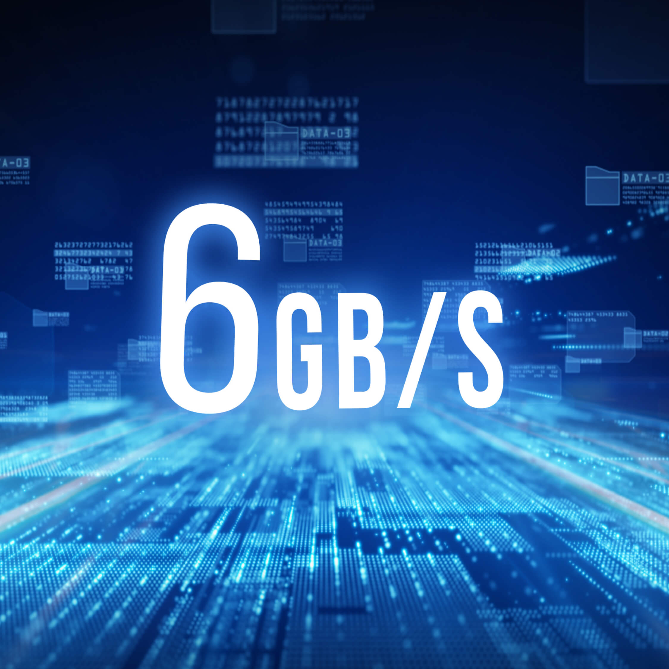 6GB/s data transmission speed