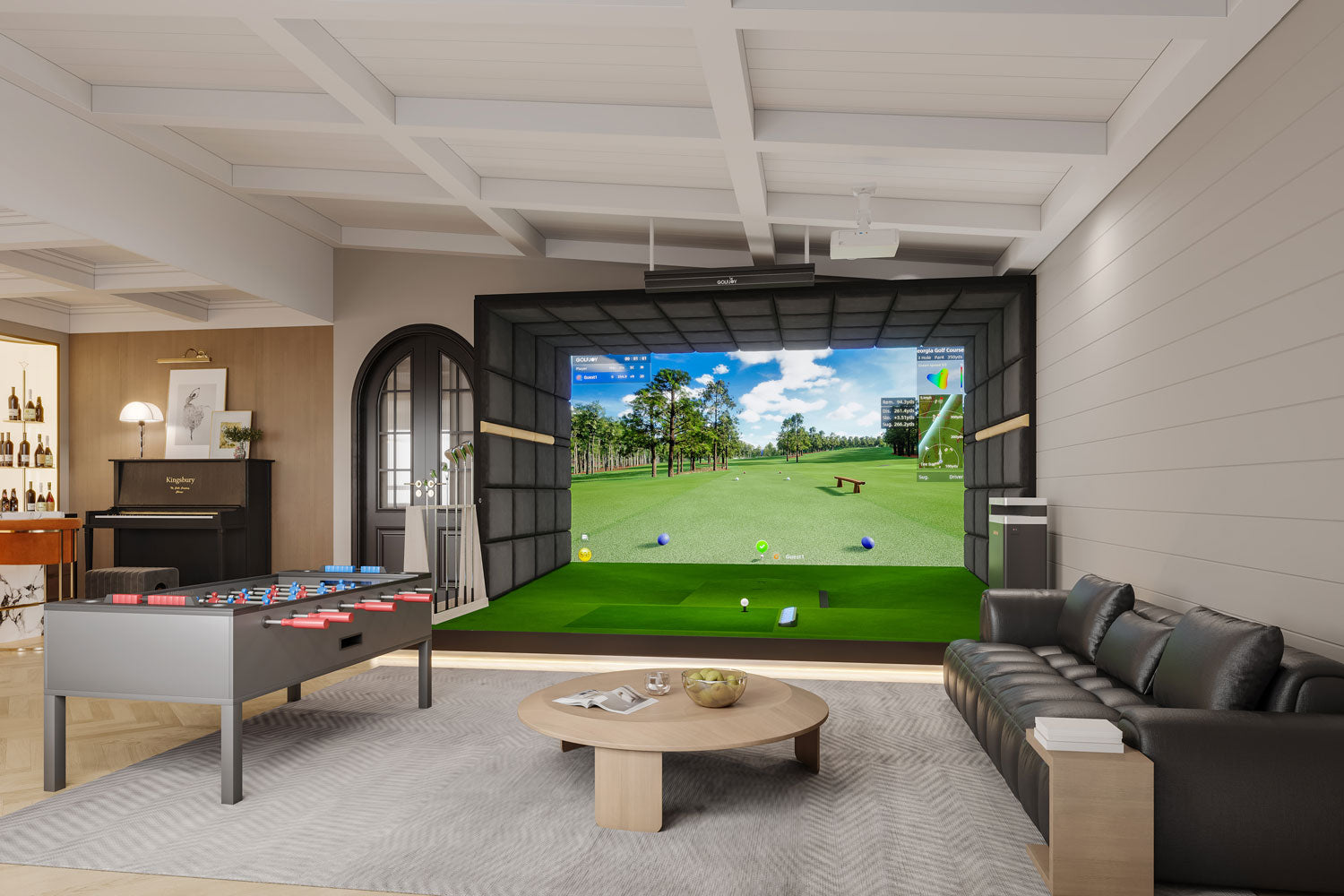 commercial overhead simulator case