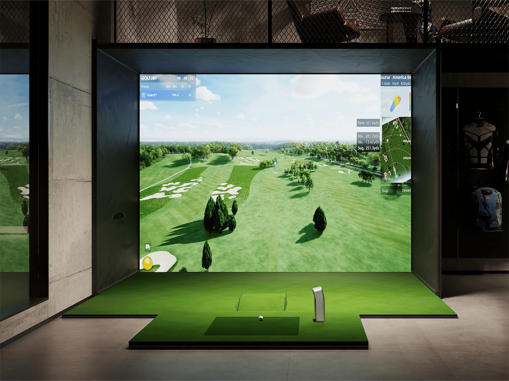 personal indoor golf simualtor