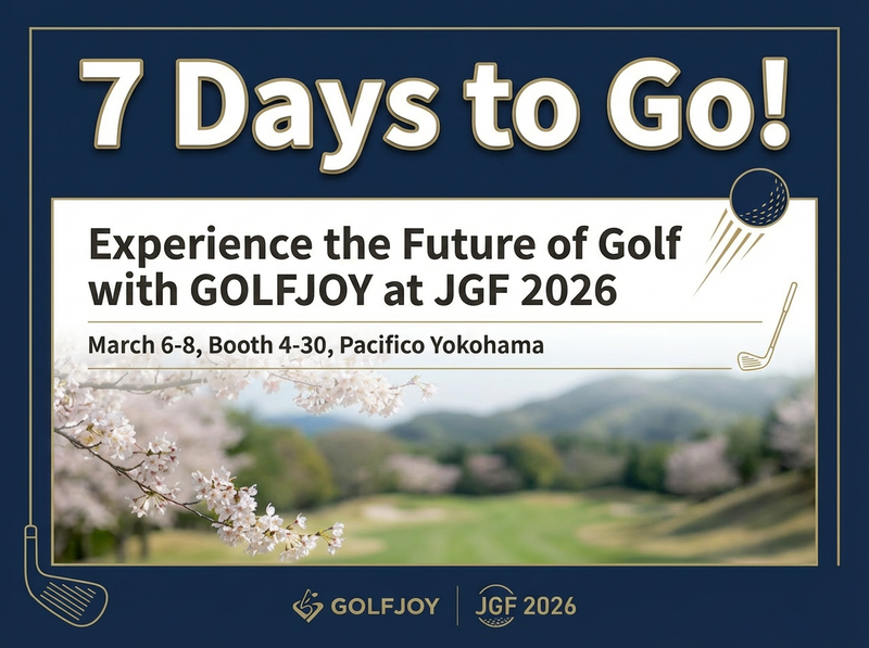 GOLFJOY to Debut New Flagship Simulators and Sensing Tech at 60th Japan Golf Fair