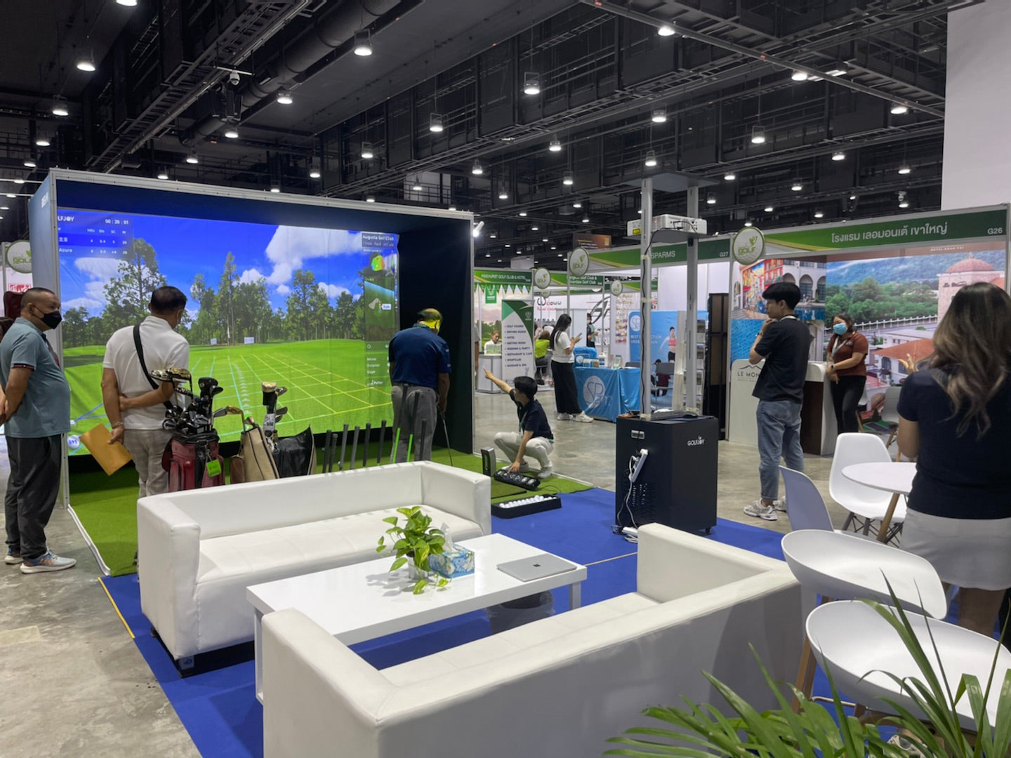 GreenJoy had a blast showcasing our latest golf gear at THAILAND GOLF EXPO 2023! Thanks to everyone who visited our booth and made it a success. #GreenJoy #GolfJoy #TGEXPO2023 🚀🙌