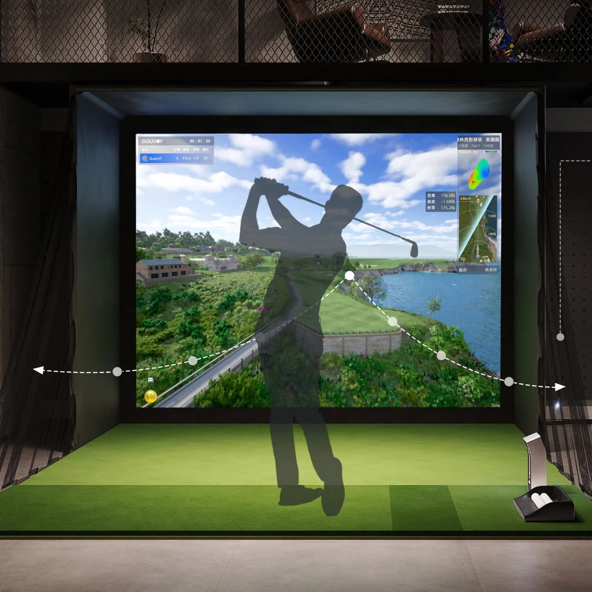 Benefits of Using an Indoor Golf Monitor for Practice