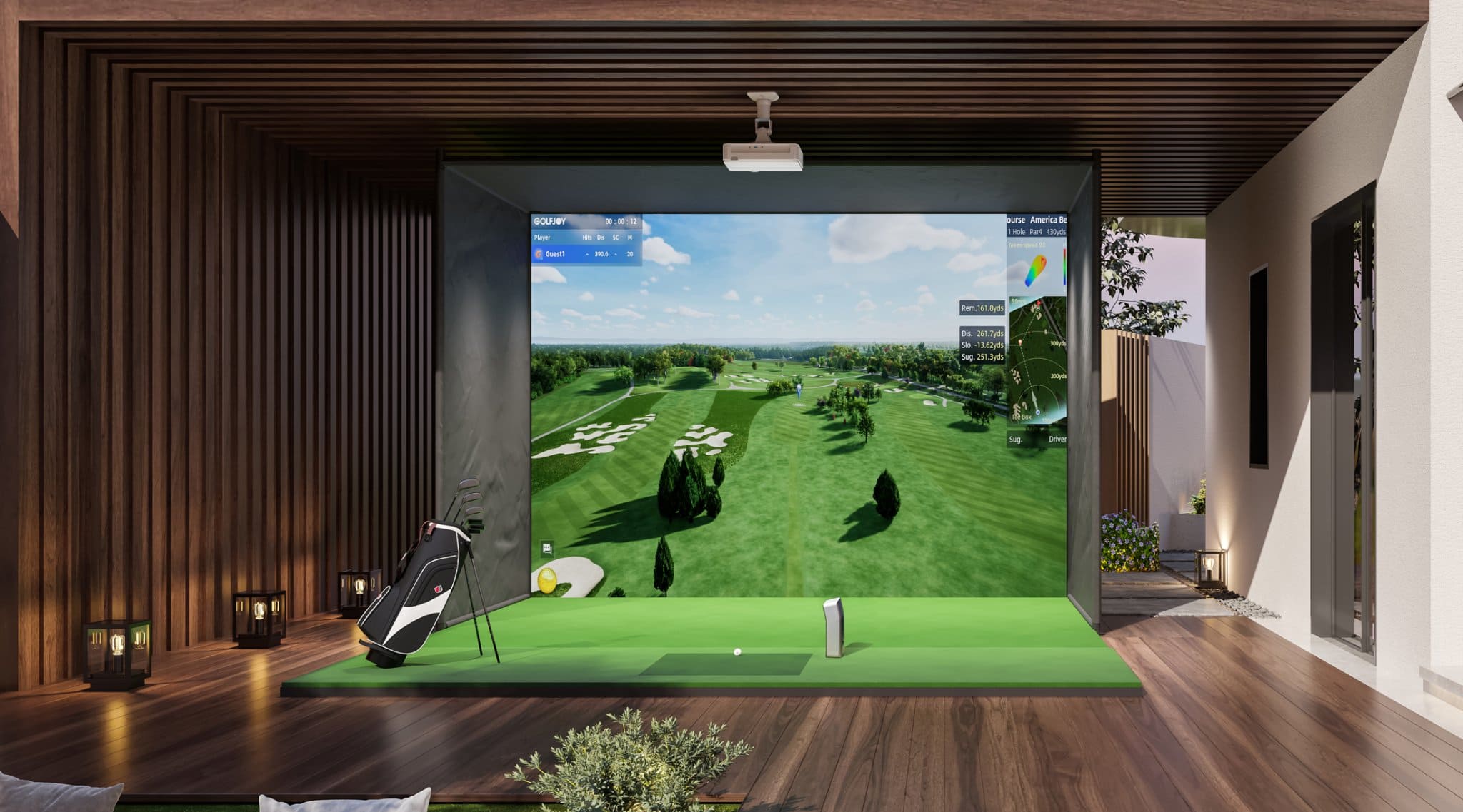 Wide Demand for Golf Simulators: Playing at Home Will Become a Trend