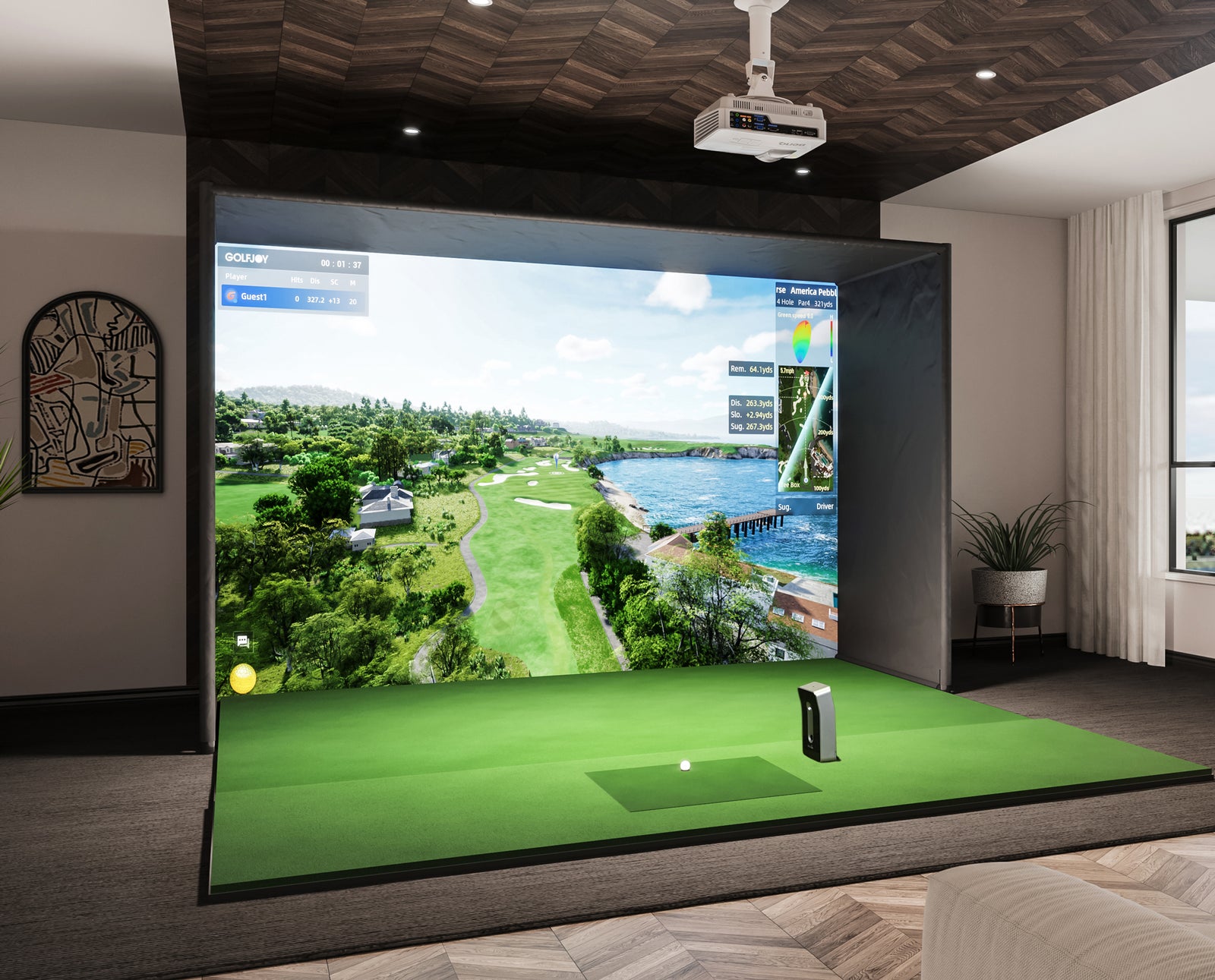 Golf Launch Monitor for Indoor & Home Use - GolfJoy