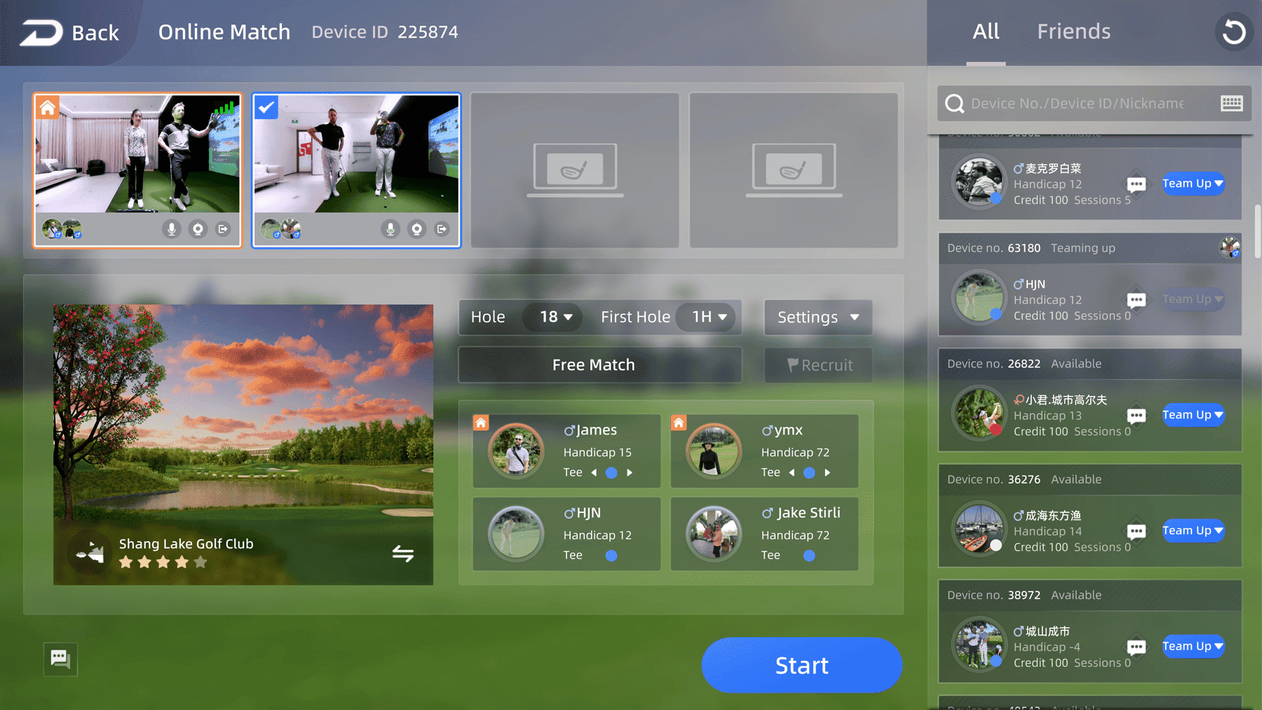 Online Connectivity, Enjoy Golf Skills Anytime