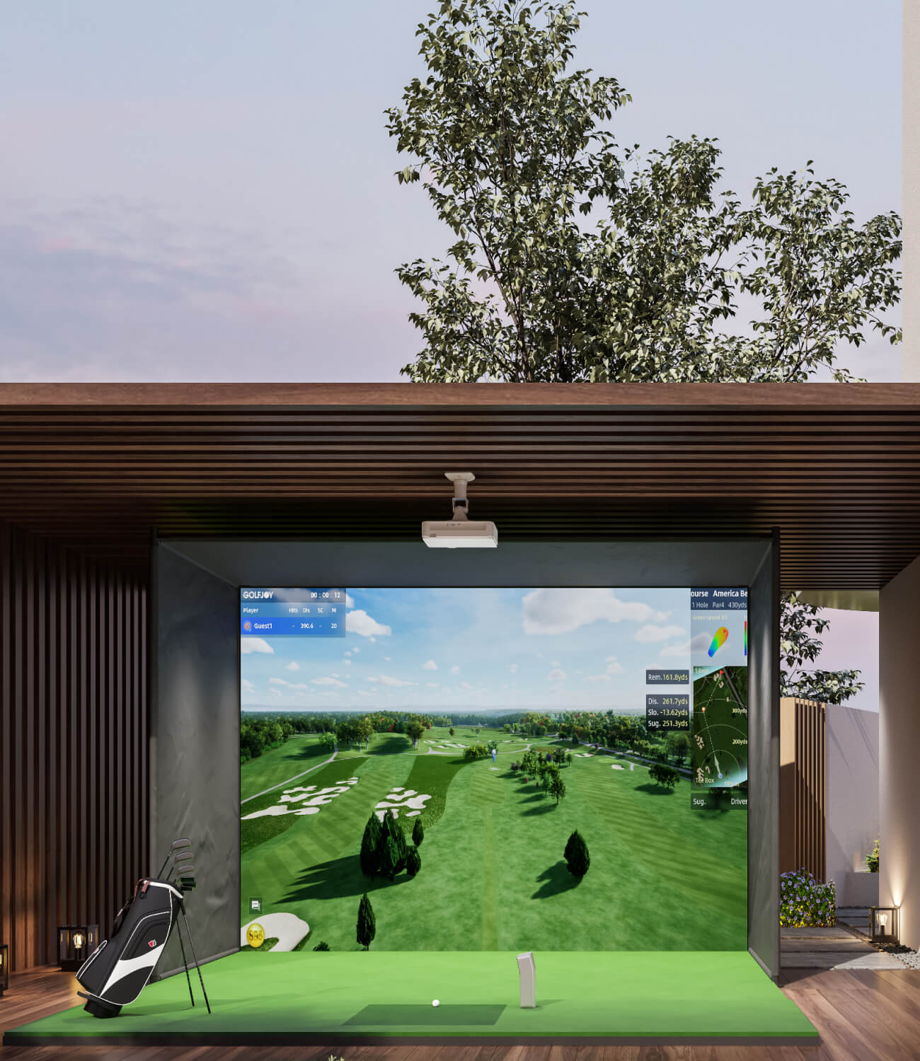 personal golf simulator