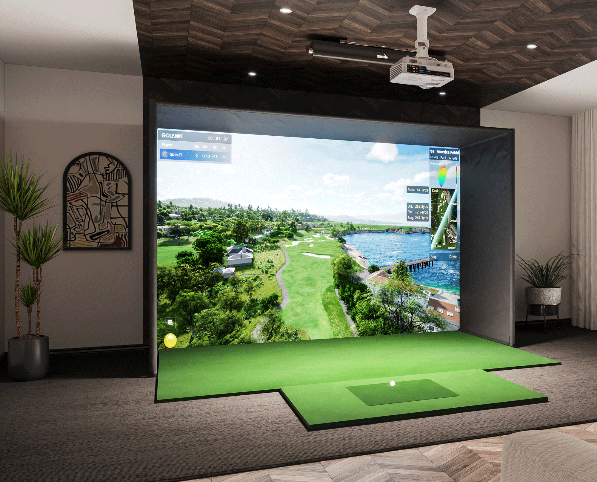 golf personal simulator