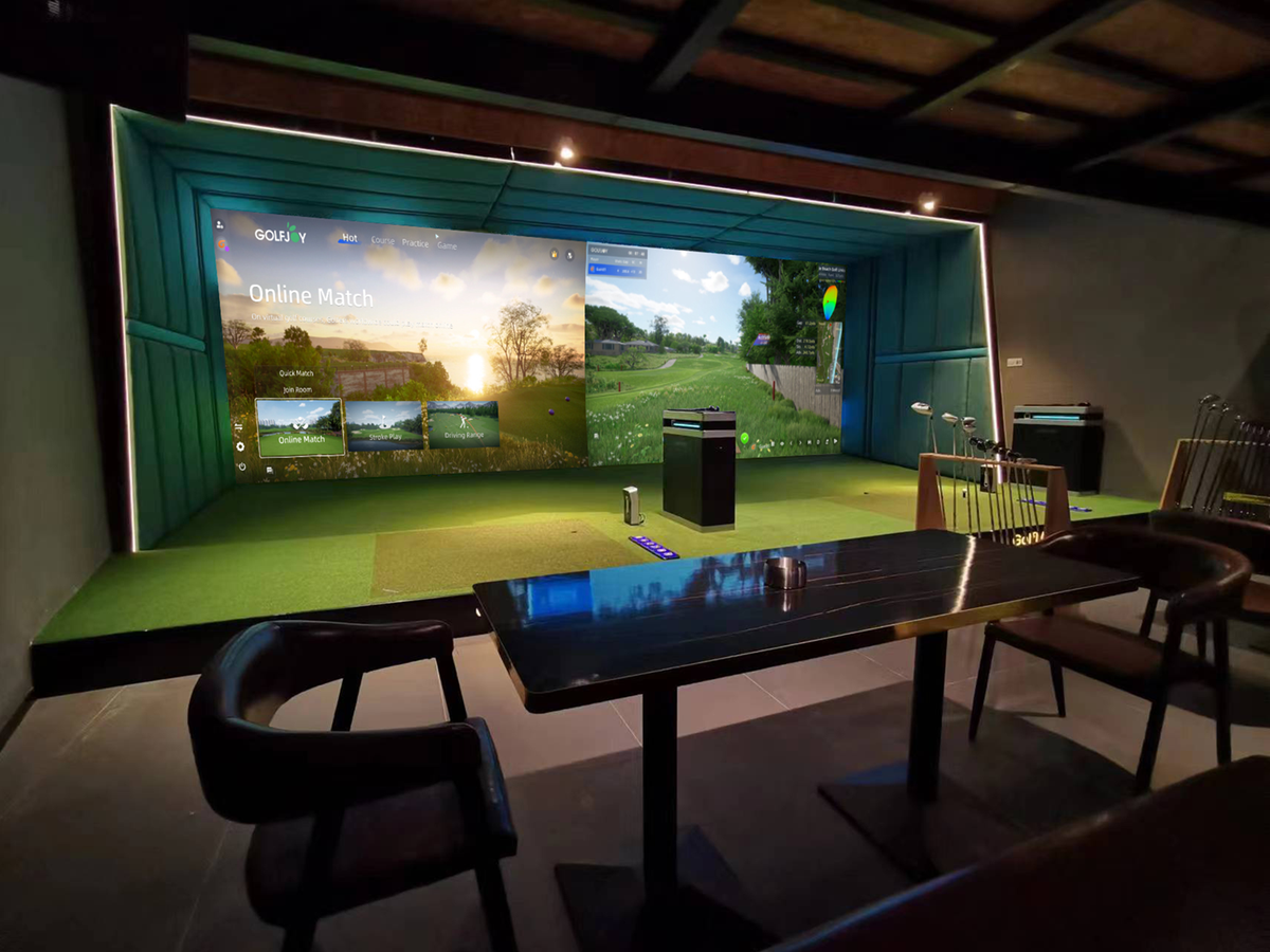 Indoor Golf Simulator and Golf Launch Monitor - Golfjoy Shop